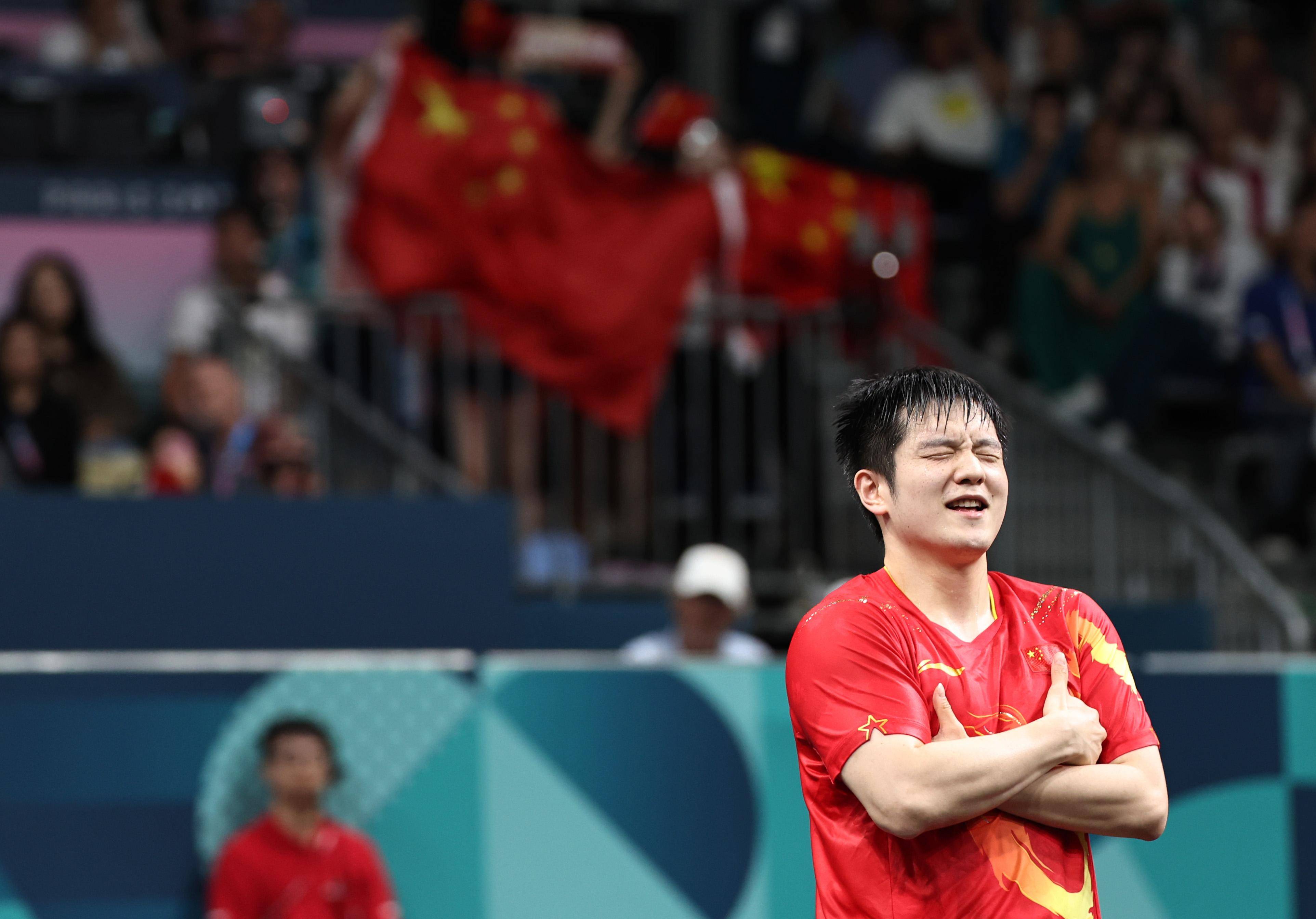 关于中国队险胜法国队，马龙点燃赛场的信息